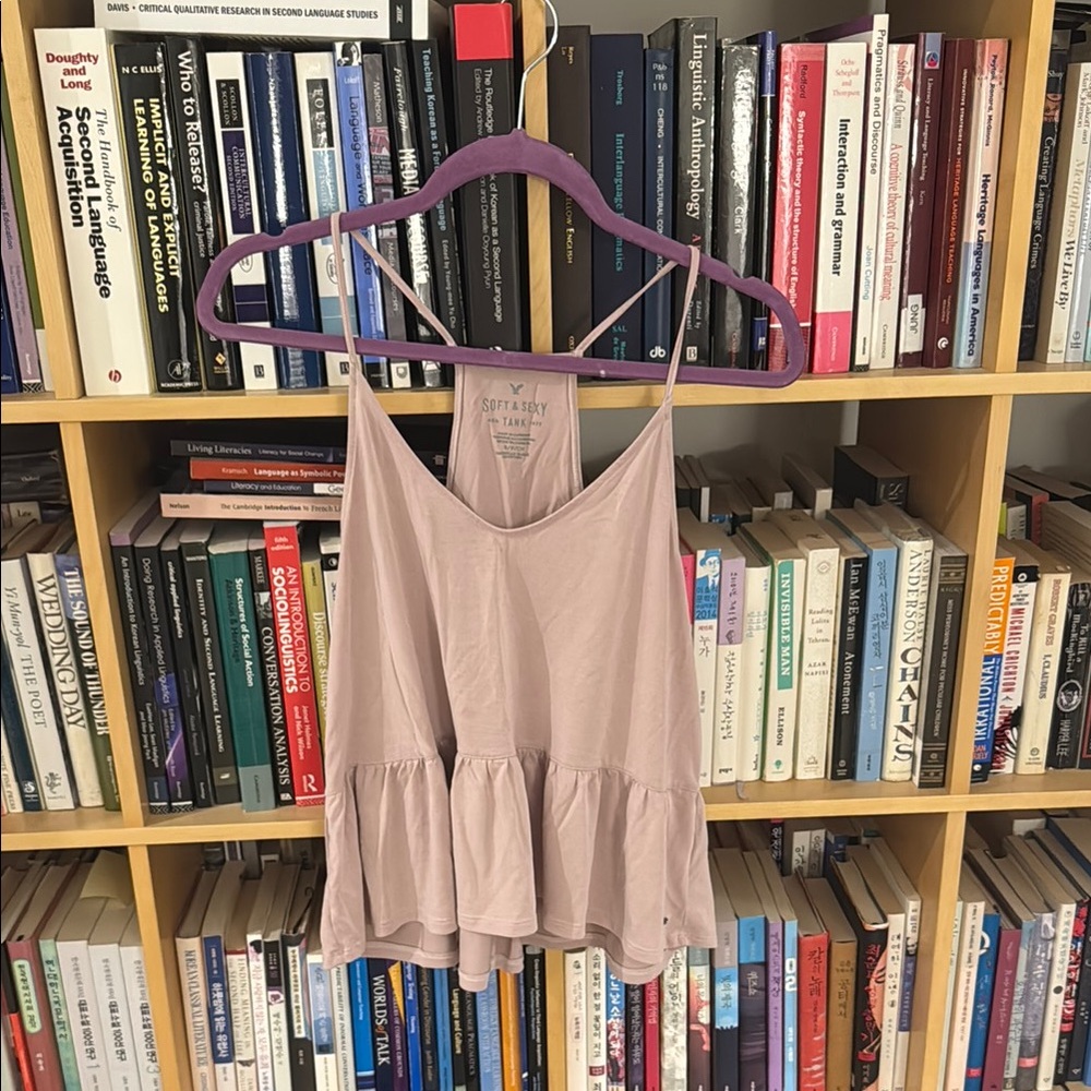 American Eagle Outfitters Soft & Sexy  Dusty Pink Camisole